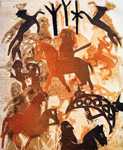 Symbols and Runes, 2000 by Gloria Wallington
